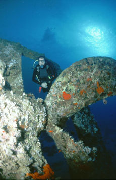 Propeller of the Dunraven