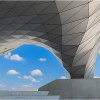 Twister in the sky - Confluence Museum Lyon