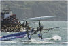 America's Cup - Aleph capsized
