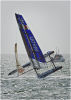 America's Cup - Aleph capsizing