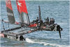 America's Cup - Fly Emerites turning