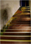 Figure on the stairs