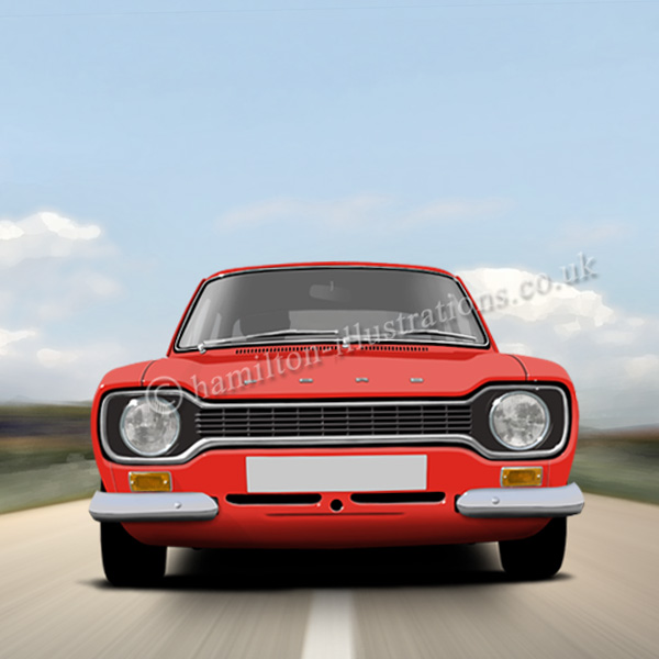 Escort Mk1 Speed Red SF101