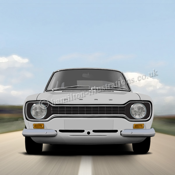 Escort Mk1 Speed White SF104
