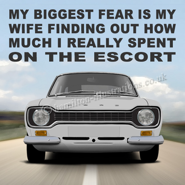 Escort Mk1 Wife White WF124