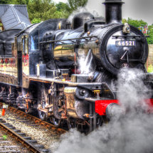 "Ivatt" at the Llangollen Railway