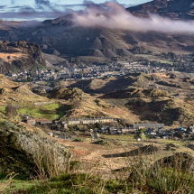 Blaenau Ffestiniog from Stwlan