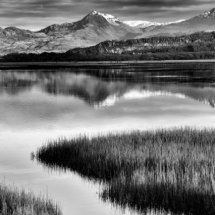 Cnicht from Porthmadog (B&W)