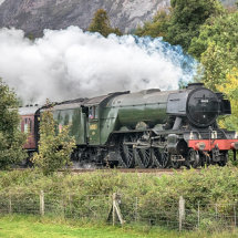 Flying Scotsman at Llanfairfechan