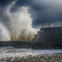 Wave at Criccieth