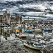 Caernarfon Harbour and Castle