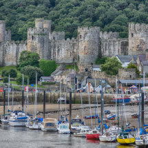 Conwy Boats and Castle
