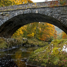Autumn Bridge near Betws y Coed
