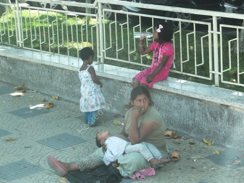 Beggar in Shkoder Centre
