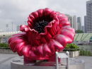 Sculpture outside Art Science Museum, Marina Bay