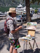 Artist in Kotor