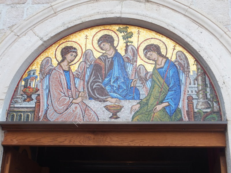 Mosaic above Church Door, Old Town Budva