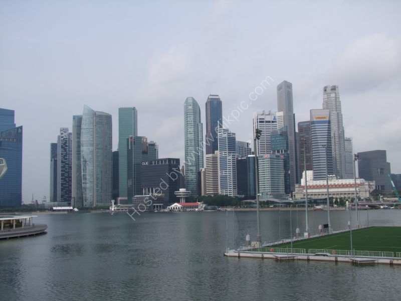 Skyscraper Buildings, Marina Bay