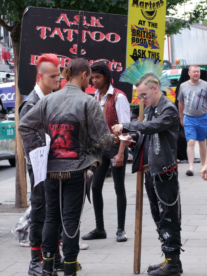 Punks in Camden