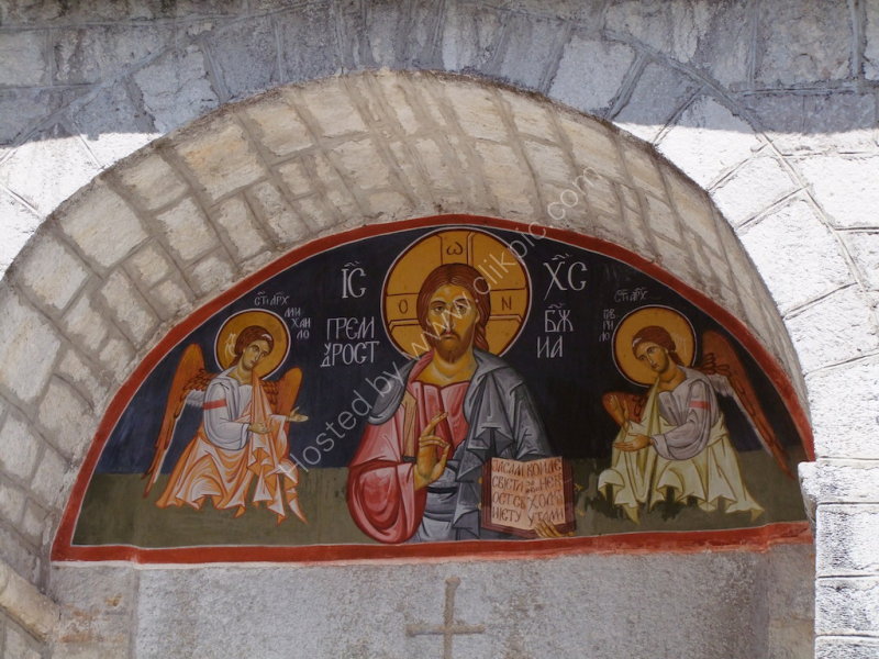 Painting at Monastery of Cetinje