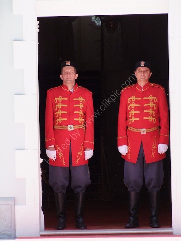 Guards at the Mayor's Palace, Cetinje