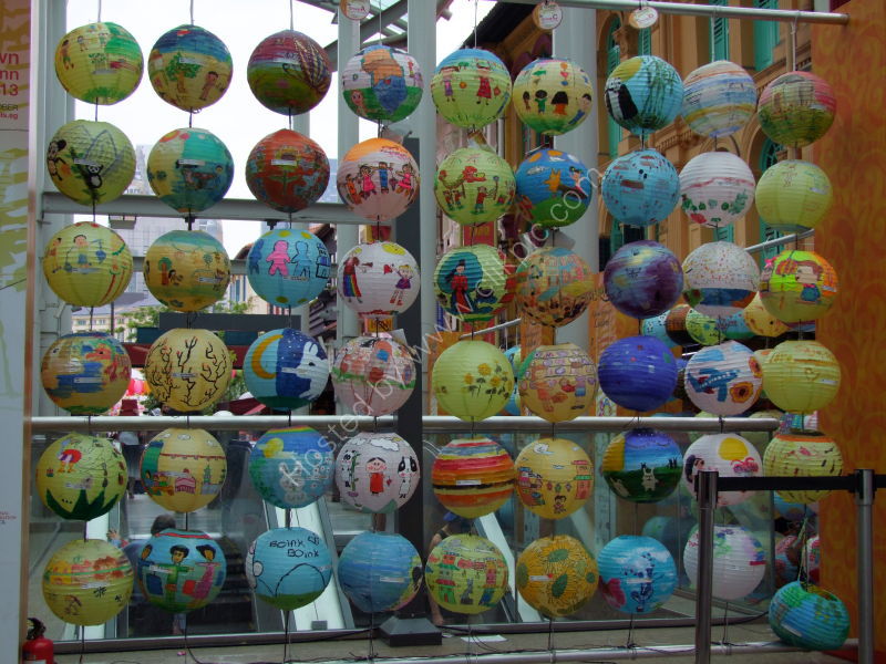 Individual Chinese Lantern Decoration, China Town Underground