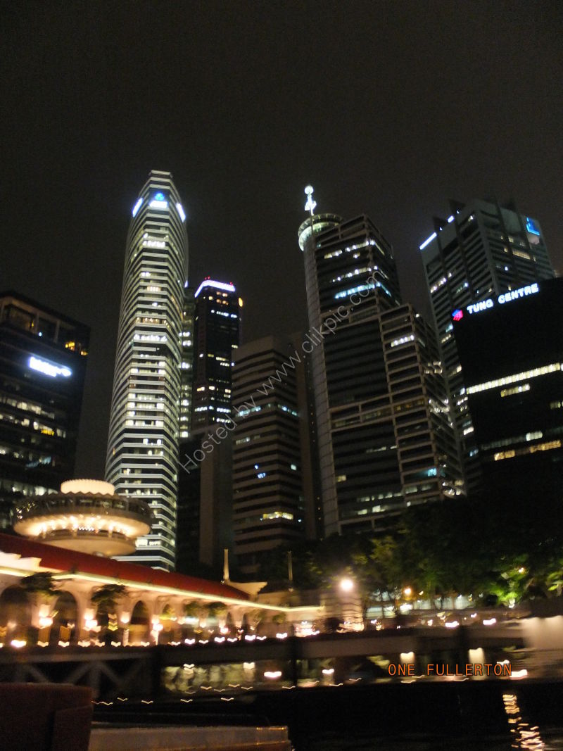 Skyscrapers at Night, Marina Bay