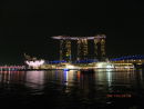 Art Science Museum & Marina Bay Sands Hotel at Night