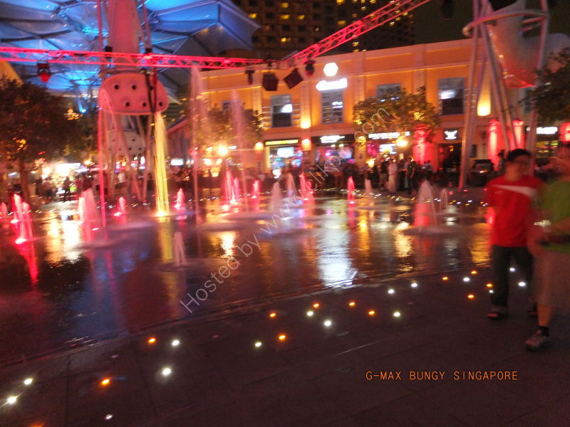 Fountains at Night, Clarke Quay