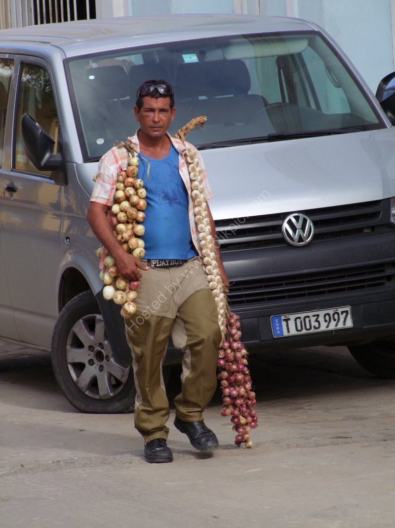 Cuban Onion Seller, Santa Clara