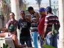 Cuban Men discussing baseball
