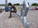 Scupture "Sitting on the Key"