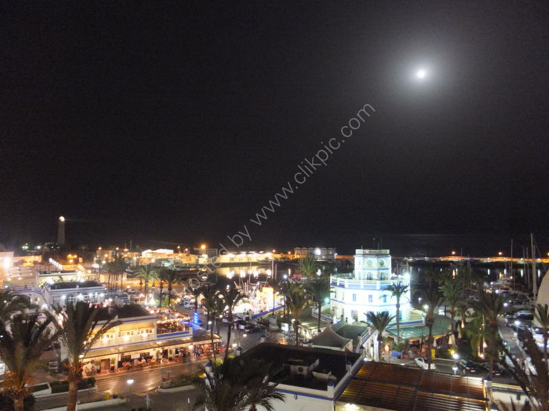 Moonlight over Estepona Port