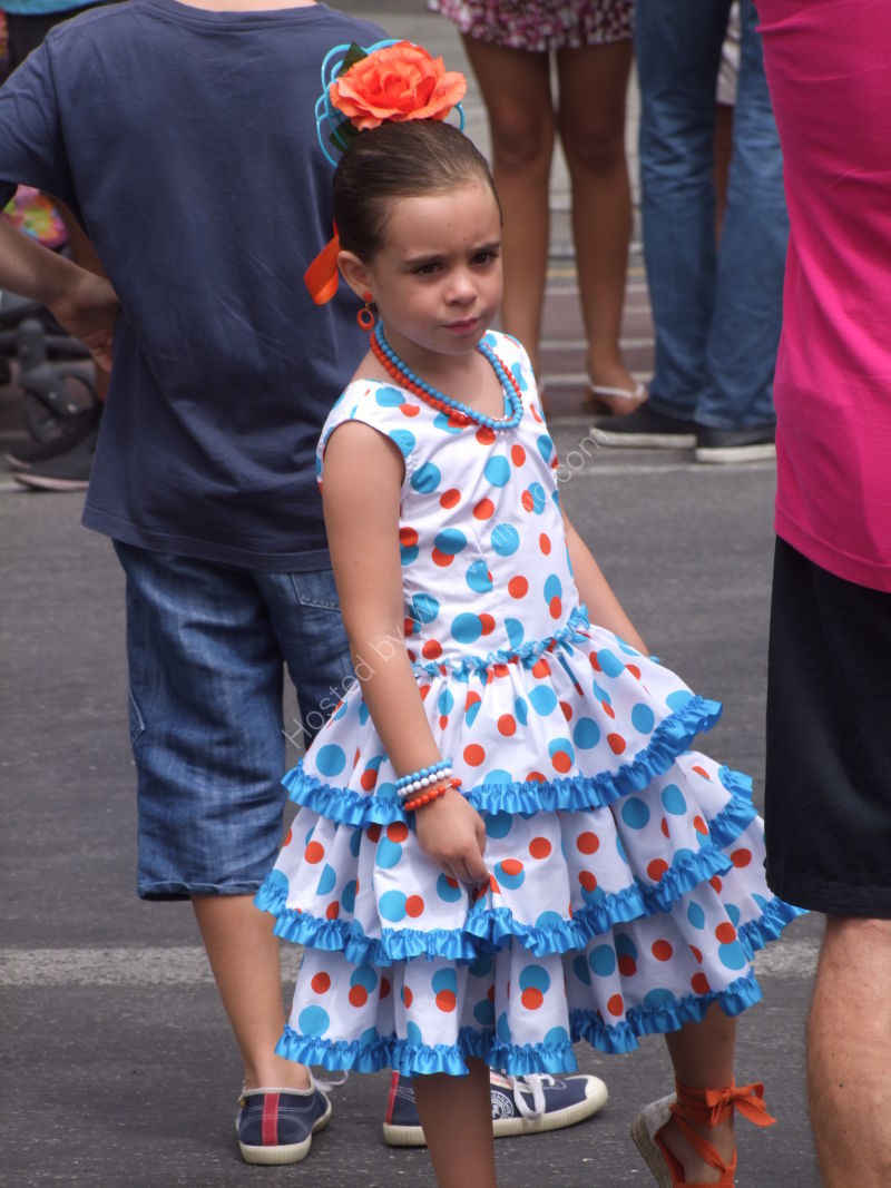Girl in Costume, Malaga Festival