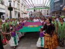 Carrying the Flag to Plaza de La Marina, Malaga Festival