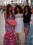Spaniard Women in Costume, Malaga Festival