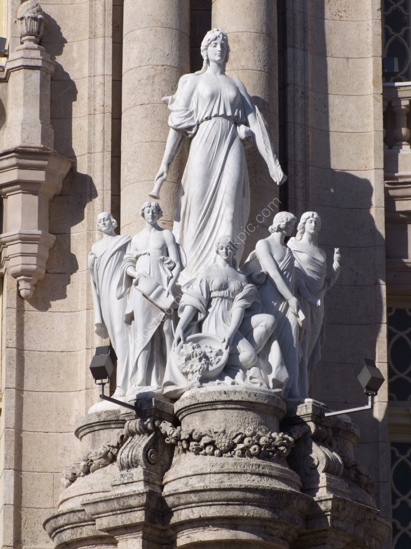 Detail of Grand Theatre Alicia Alonzo, Havana