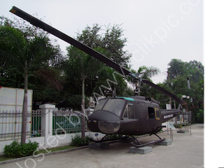 US Helicopter Gunship, Bao Tang Chung Tich Chien Tranh (War Remnants Museum), Ho Chi Minh City
