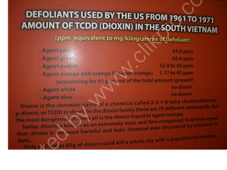 Defoliants Used by US between 1961 & 1971, Bao Tang Chung Tich Chien Tranh (War Remnants Museum), Ho Chi Minh City