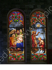 Stained Glass Windows, Nha Tho Duc Ba (Notre Dame Church), Ho Chi Minh City