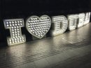 Illuminated Sign "I Love Dubai, Dubai 2019