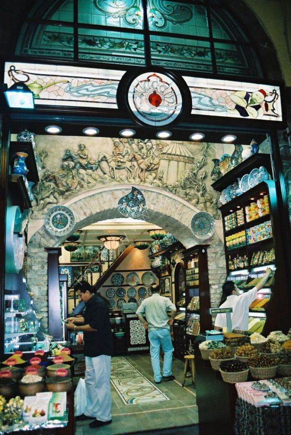 Food Shop, Covered Bazaar, Istanbul, Turkey