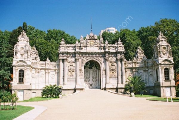 One Entrance to Dolmabahce Palace, Istanbul, Turkey