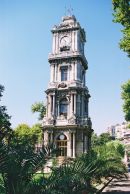Clock Tower at Dolmabahce Palace, Istanbul, Turkey