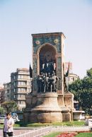 Monument of Statue of Taksim Cumhuriyet Aniti, Taksim Square, Istanbul