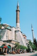 Minaret, Haghia Sophia Museum, Istanbul, Turkey