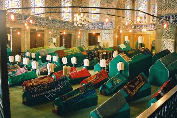 Tombs of The Sultans, Blue Mosque, Istanbul, Turkey