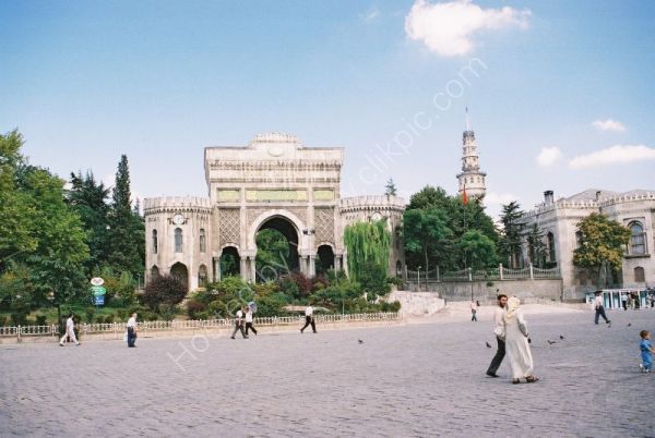 Entrance to Istanbul University, Turkey