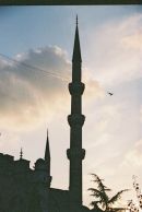 Blue Mosque Minaret at Dusk, Istanbul