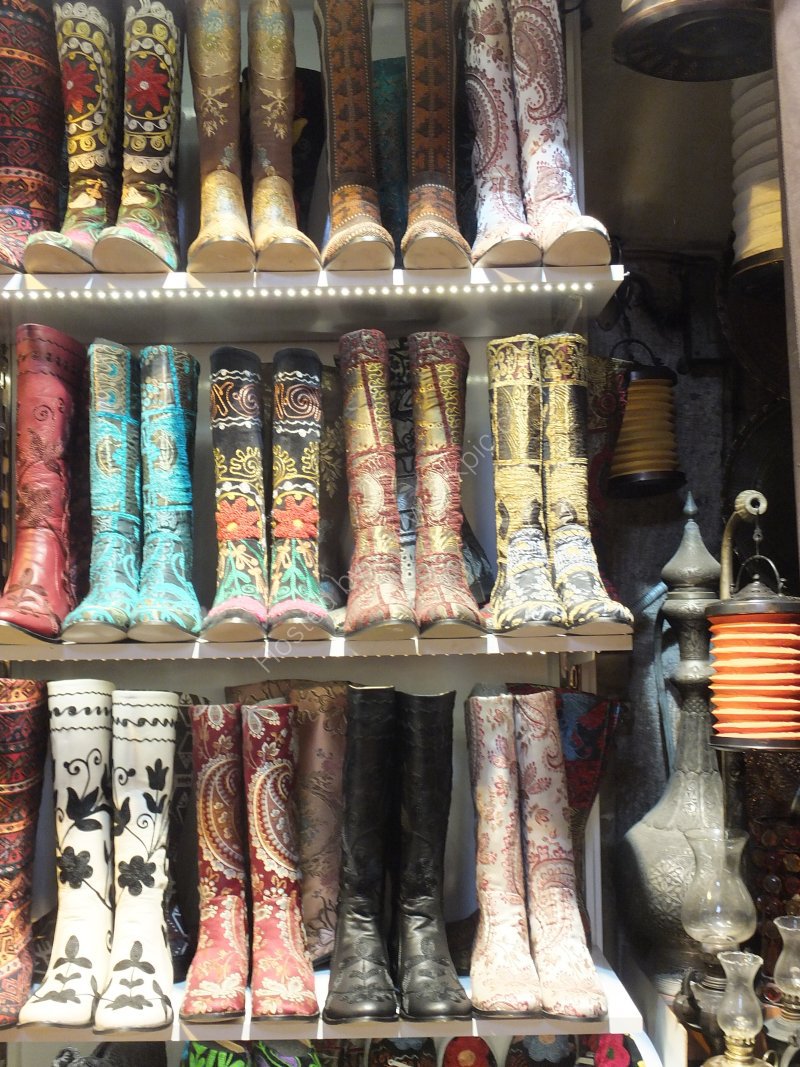 Fancy Leather Boots, Grand Bazaar, Istanbul